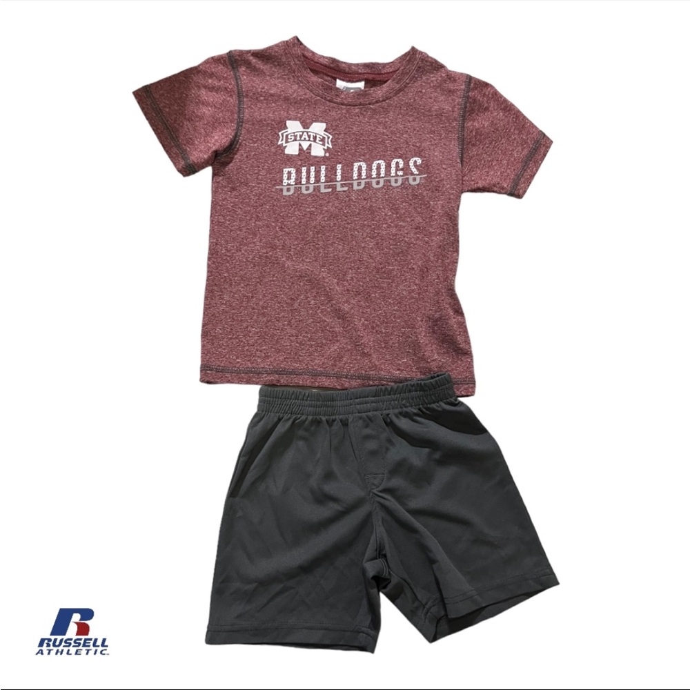 Russell 2 Piece Mississippi State Outfit Size 2T